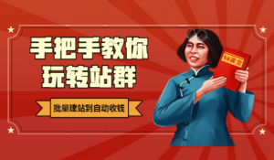 手把手教你玩转站群,批量建站到自动收钱(完结)-56课堂