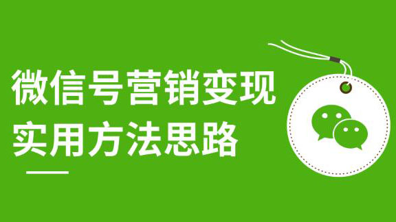 微信号营销变现实用方法思路，朋友圈刷屏裂变（共12节）-56课堂