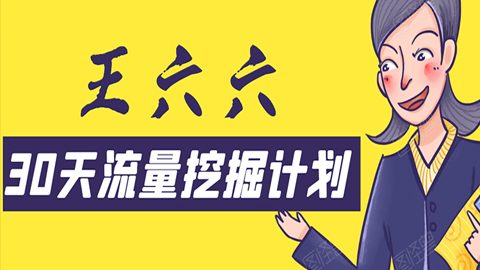 30天流量挖掘计划：脚本化，模板化且最快速有效获取1000-10000精准用户技术-56课堂