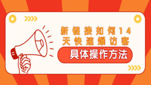齐论·进阶战术课:拼多多新链接如何14天快速爆访客:具体操作方法(视频教程)-56课堂