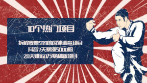 拆解收费599的国外调查项目+抖音7天暴涨5000粉+20天赚160万暴利新项目-56课堂