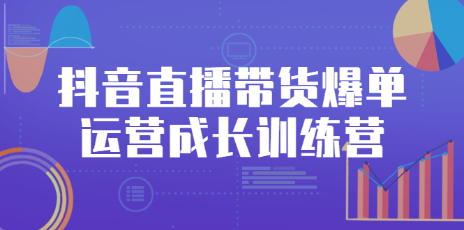 抖音直播带货爆单运营成长训练营，手把手教你玩转直播带货-56课堂