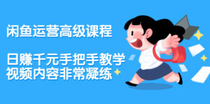 闲鱼运营高级课程,日赚千元手把手教学,视频内容非常凝练-56课堂