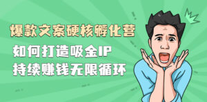 『爆款文案硬核孵化营』如何打造吸金IP,持续赚钱无限循环-56课堂