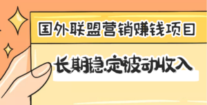 国外联盟营销赚钱项目,长期稳定被动收入月赚1000美金【视频教程】无水印-56课堂