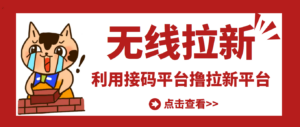 【高端精品】最新接码无限拉新项目,利用接码平台赚拉新平台差价,日赚500+-56课堂