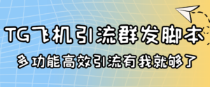 外面收费5000的曝光王TG飞机群发多功能脚本 号称日发10W条【协议版】-56课堂