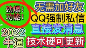 QQ强制聊天脚本,支持筛选/发送文字功能,不支持多开【协议版】-56课堂