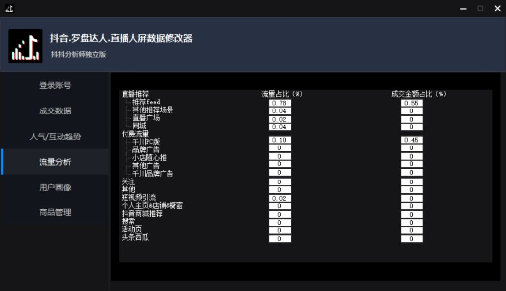 图片[5]-【抖音必备】抖抖分析师--某音直播大屏修改器 “大佬”神器【脚本+教程】-56课堂
