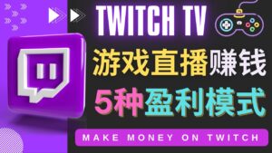 边玩游戏边赚钱的网站Twitch(圖奇)- 游戏直播网站Twitch的5种赚钱方法-56课堂
