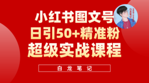 小红书图文号日引50+精准流量,超级实战的小红书引流课,非常适合新手-56课堂