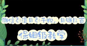 微信互推圈半自动引流方案,矩阵操作日引千人思路【详细视频教程】-56课堂