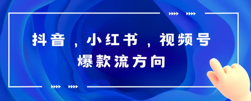 抖音，小红书，视频号爆款流视频制作，简单制作掌握流量密码-56课堂