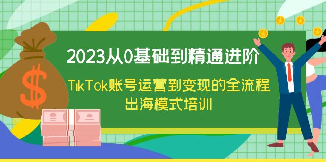 2023从0基础到精通进阶，TikTok账号运营到变现的全流程出海模式培训-56课堂