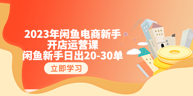 2023年闲鱼电商新手开店运营课：闲鱼新手日出20-30单（18节-实战干货）-56课堂