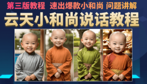 小和尚会说话，7天万粉（第3版教程）-56课堂