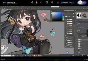 ichisaku2023年日系Q版团练第1期绘画（12节视频教程）-56课堂