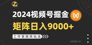 【蓝海项目】2024视频号自然流带货,工作室落地玩法,单个直播间日入9000+-56课堂