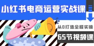 小红书电商运营实战课,从0打造全程实操(65节视频课)-56课堂