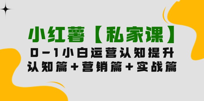 小红薯【私家课】0-1玩赚小红书内容营销，认知篇+营销篇+实战篇（11节课）-56课堂
