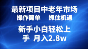 2024最新项目,中老年市场,起号简单,7条作品涨粉4000+,单月变现2.8w-56课堂