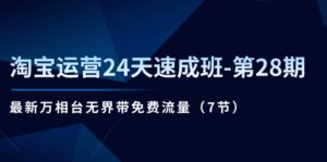 淘宝运营24天速成班-第28期：最新万相台无界带免费流量（7节）-56课堂