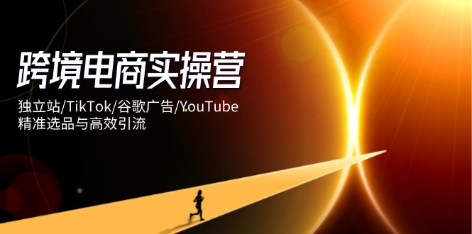 跨境电商实操营：独立站 TikTok  谷歌广告 YouTube，精准选品与高效引流-56课堂